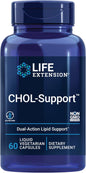 Life Extension CHOL-Support Vegetarian Liquid Capsules, 60 Count