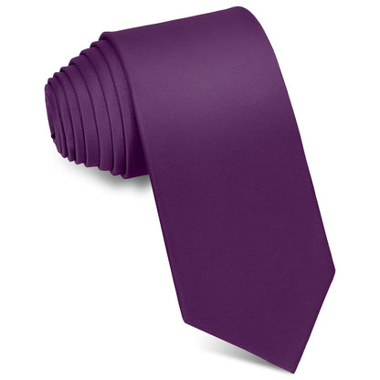 Men's Ties Solid Pure Color 3.15" (8CM) Necktie Black Ties For Men