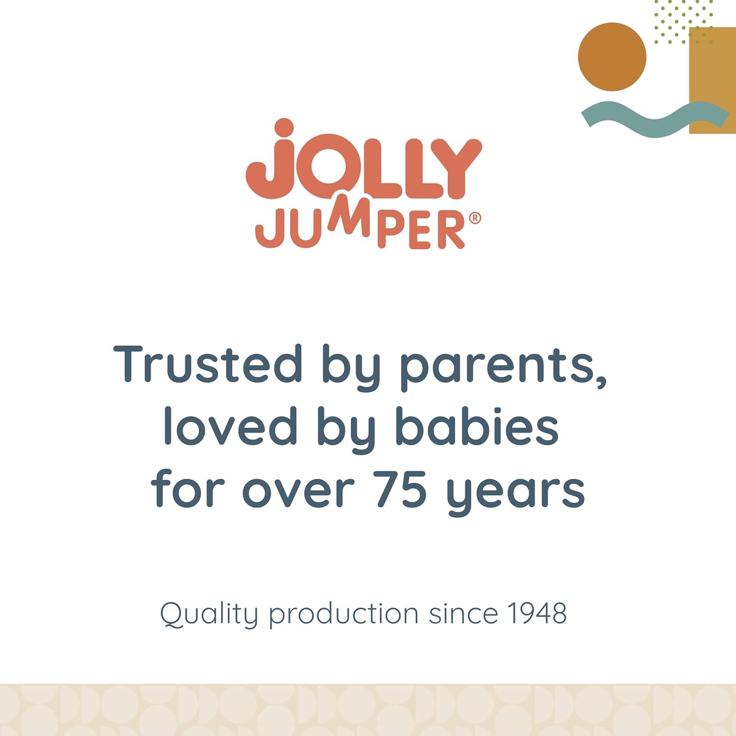 Jolly Jumper CLASSIC (Schwarz) mit Ständer - ORIGINAL Baby Jumper, Indoor- und Outdoor-Trainingssattelsitz, Höhenverstellbar, für Säuglinge bis 12,7 kg