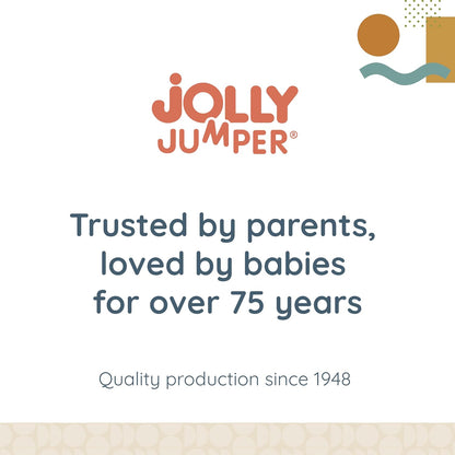 Jolly Jumper CLASSIC (Schwarz) mit Ständer - ORIGINAL Baby Jumper, Indoor- und Outdoor-Trainingssattelsitz, Höhenverstellbar, für Säuglinge bis 12,7 kg