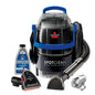 BISSELL Spotclean Professional Portable Carpet And Upholstery Deep Cleaner With Full-Sized 5.9 Amp, 5Ft Hose With 3" Tough Stain Brush, 3-In-1 Stair And Hydro-Rinse Self-Cleaning Tools, 2891B