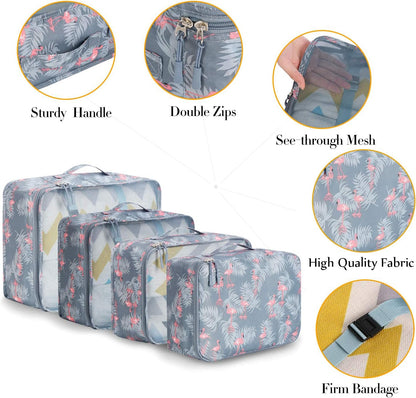 BAGAIL 8er Set Packwürfel Gepäckorganizer für Reisezubehör