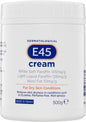 E45 - Dermatological Cream For Dry Skin Conditions ; Non Greasy Emollient ; Hypoallergenic ; 350g