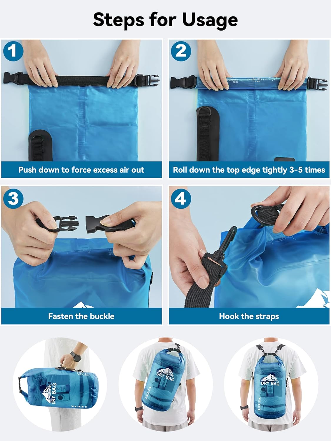 HEETA Dry Bag Waterproof: The Ultimate Accessory for Water Sports Enthusiasts
