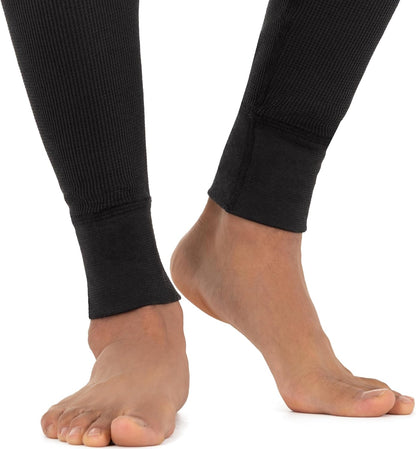 Fruit of the Loom Herren Premium Waffel-Thermo-Unterwäsche lange Unterhose aus recyceltem Material (1er-, 2er-, 3er- und 4er-Pack)