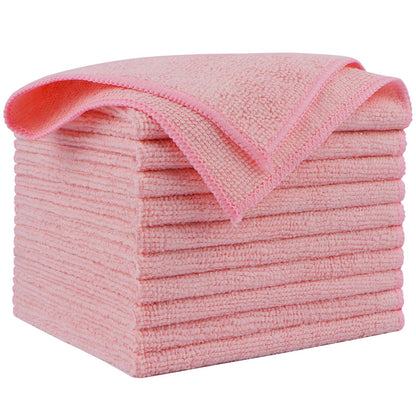 AIDEA Microfiber Cleaning Cloth, 50PK, Microfiber Towels for Cars, Premium Wash Cloths, Dusting Cloth Cleaning Rags, Absorbent Towels for SUVs, House, Kitchen, Window, Cleaning Supplies12×12"
