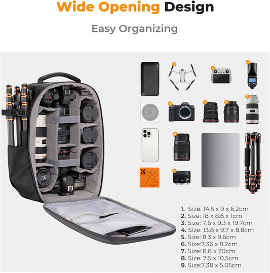 K&F CONCEPT Camera Backpack Review: A Sturdy Companion for Photographers