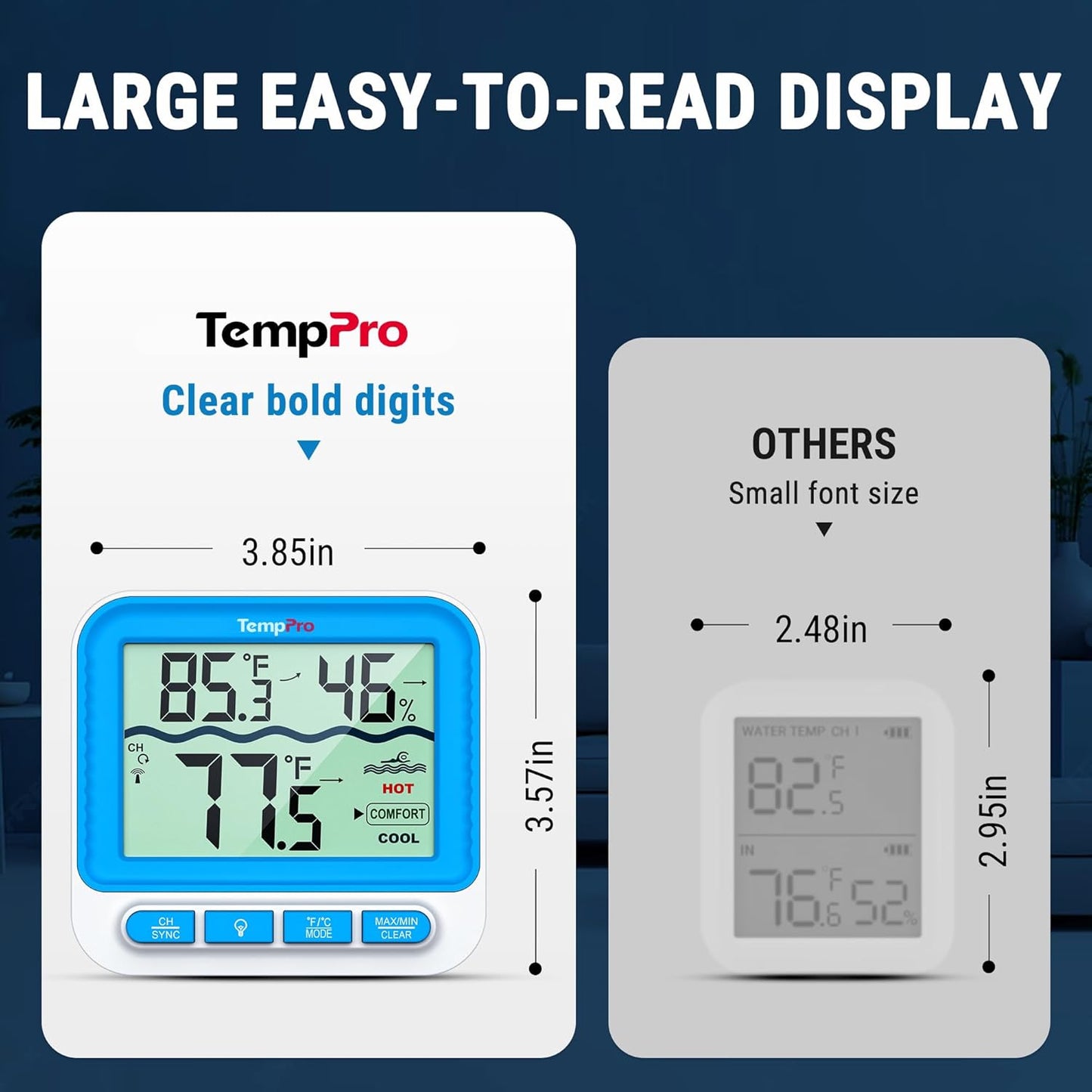 TempPro Waterproof Wireless Pool Thermometer Review