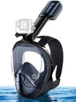 Greatever Full Face Snorkel Mask, Snorkeling Gear for Adults with Latest Dry Top Breathing System and Detachable Camera Mount, Foldable Snorkel Mask Adult, Snorkels Anti-Fog & Anti-Leak