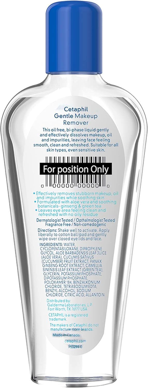 Cetaphil Sanfte Make-up Entferner-Tücher mit Aloe Vera, Kamille und Grünem Tee – Parfümfrei, Reizlindernd, Parabenfrei – Für alle Hauttypen, 25 Stück