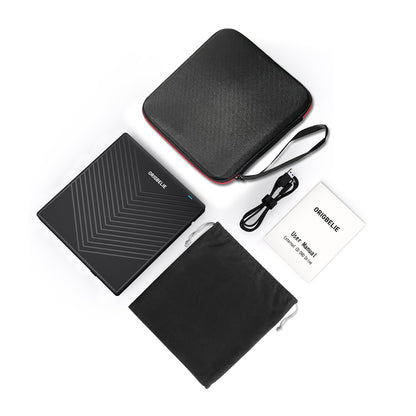 ORIGBELIE externes DVD-Laufwerk, CD-Laufwerk USB 3.0 Typ-C CD/DVD ROM +/-RW Adapter mit USB-Anschluss DVD-Brenner für Laptop, PC, Desktop-Computer, optisches Laufwerk CD-Player kompatibel mit Mac Windows Linux
