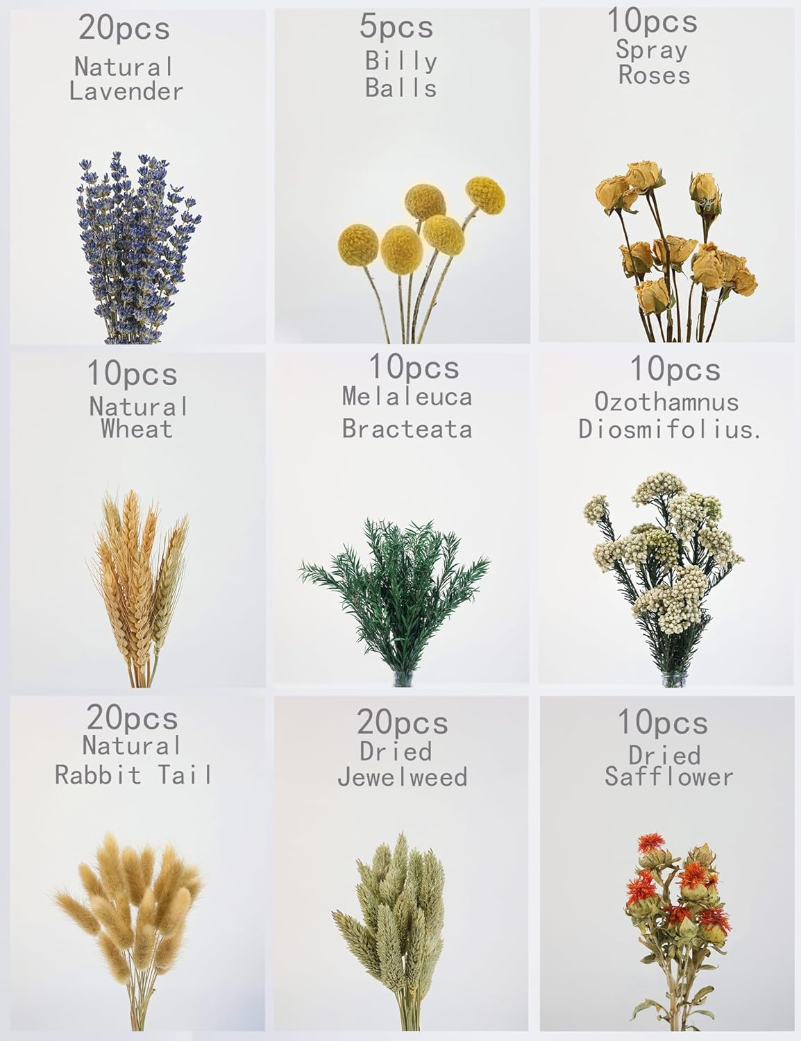 DIY Natural Dried Flower Set