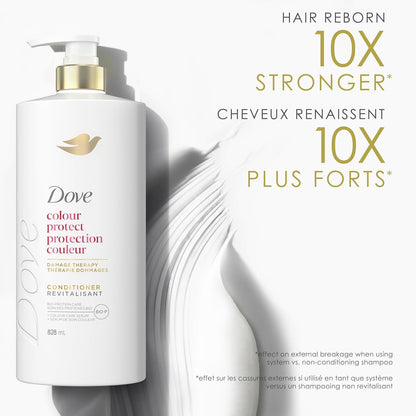 Dove Intensive Repair Shampoo für geschädigtes Haar mit flüssiger Bio-Protein-Pflege, 828 ml