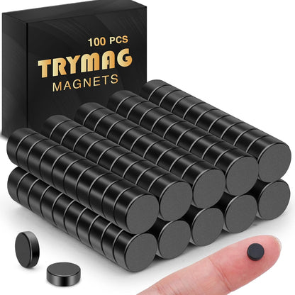 6x3mm 100Pcs-Black100