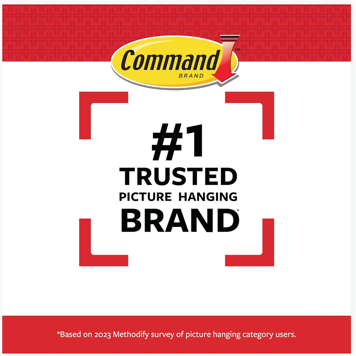 Command Large Picture Hanging Strips, Damage Free Hanging Picture Hangers, Wall Adhesives for Wall Decor, 12 White Adhesive Pairs (24 Command Strips)