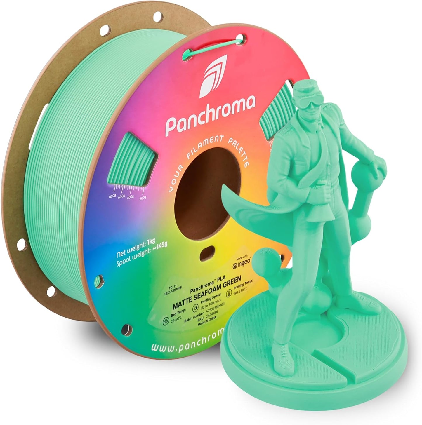 1kg - Matte121 - 1.75mm Matte Seafoam Green