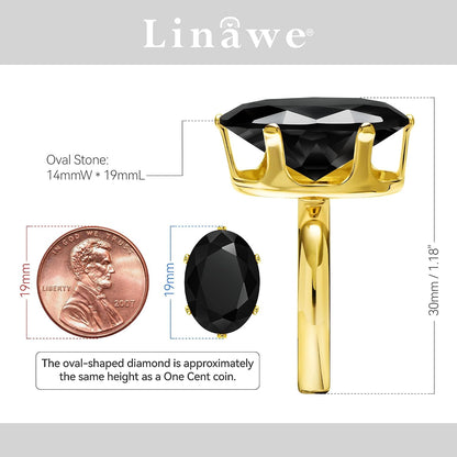 Linawe Cubic Zirconia Imitation Diamond Moissanite Rings for Women