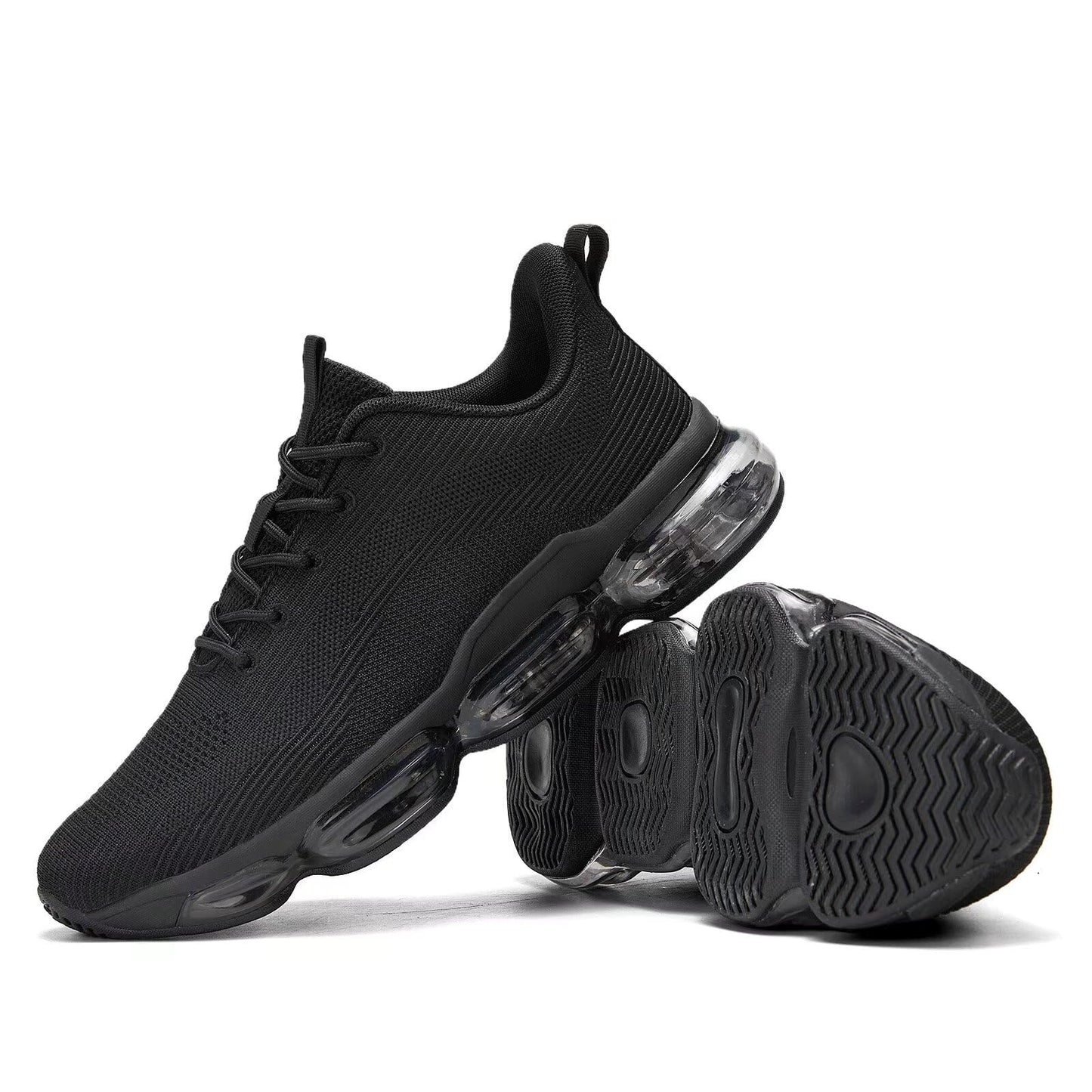 Mens Running Shoes Air Low Top Comfort Walking Lace Up Sneakers Breathable Fashion Tennis Sport Gym Fitness Cross Trainers