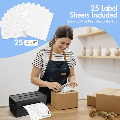 Streamline Your Shipping with the Nulltonex Bluetooth Thermal Label Printer