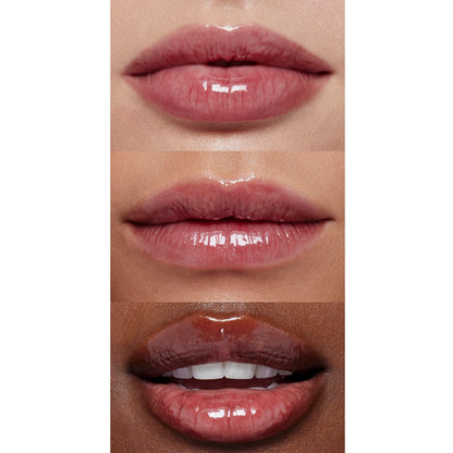 e.l.f. Glow Reviver Lip Oil, Pflegendes getöntes Lippenöl für ein hochglänzendes Finish, angereichert mit Jojobaöl, vegan & tierversuchsfrei, Rose Envy