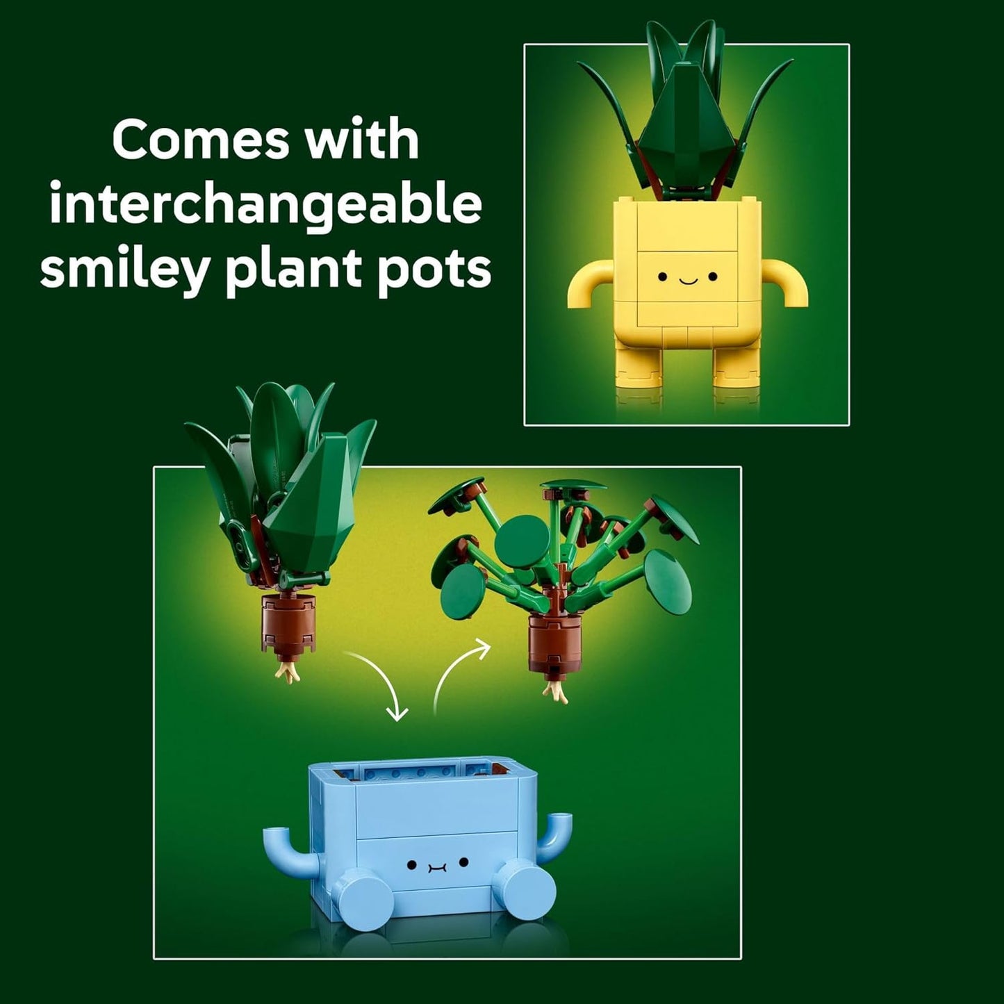 LEGO Botanicals Happy Plants Building Toy