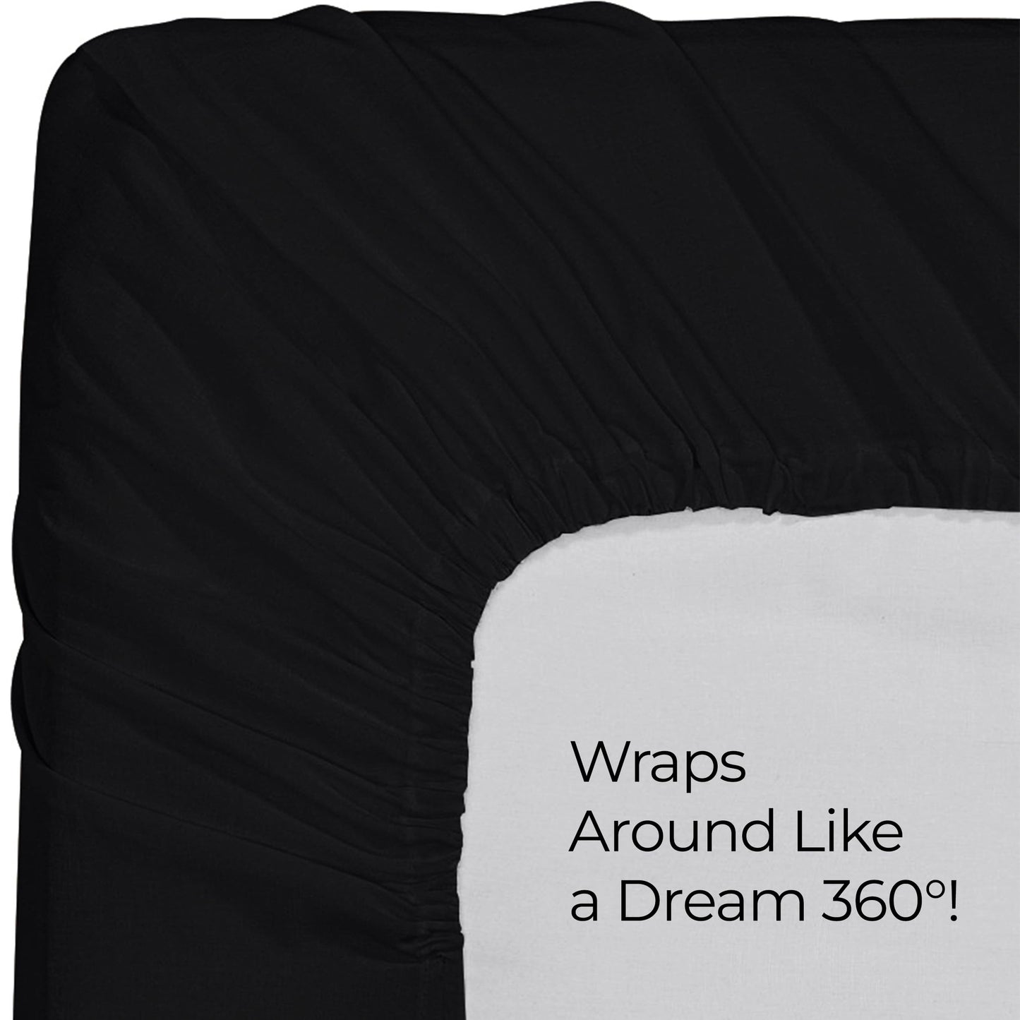 Utopia Bedding Queen Fitted Sheet - Bottom Sheet - Deep Pocket - Soft Microfiber - Shrinkage and Fade Resistant - Easy Care -1 Fitted Sheet Only (Grey)