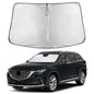 EcoNour Car Windshield Sunshade | Blocks 99% Heat & Keeps Interior Cool | Universal Fits Cars, SUVs, Trucks | Automotive Sun Screen, Visor & Car Accessories for Summer | Medium (64x32 Inches)