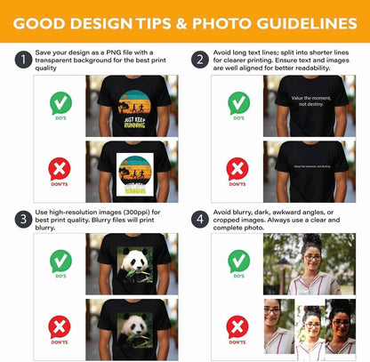 Individuelles T-Shirt mit Vorder- und Rückseitenaufdruck, Personalisiertes T-Shirt mit Foto- und Textdesign, Individuelles T-Shirt für Männer, Frauen, Erwachsene