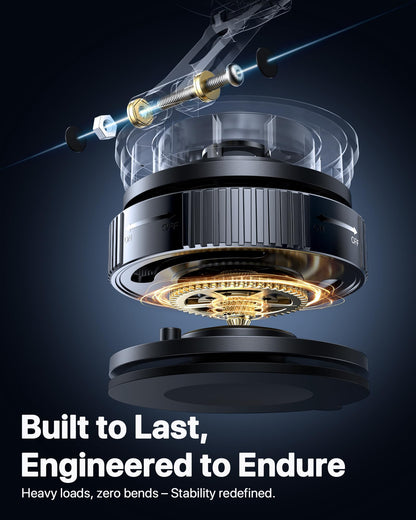 Miracase Car Phone Mount, [Upgraded Strong Military Grade Suction Cup] Long Arm Phone Holder for Car Dashboard Windshield Vent, Hands Free Cell Phone Holder Compatible with All Mobile Phones