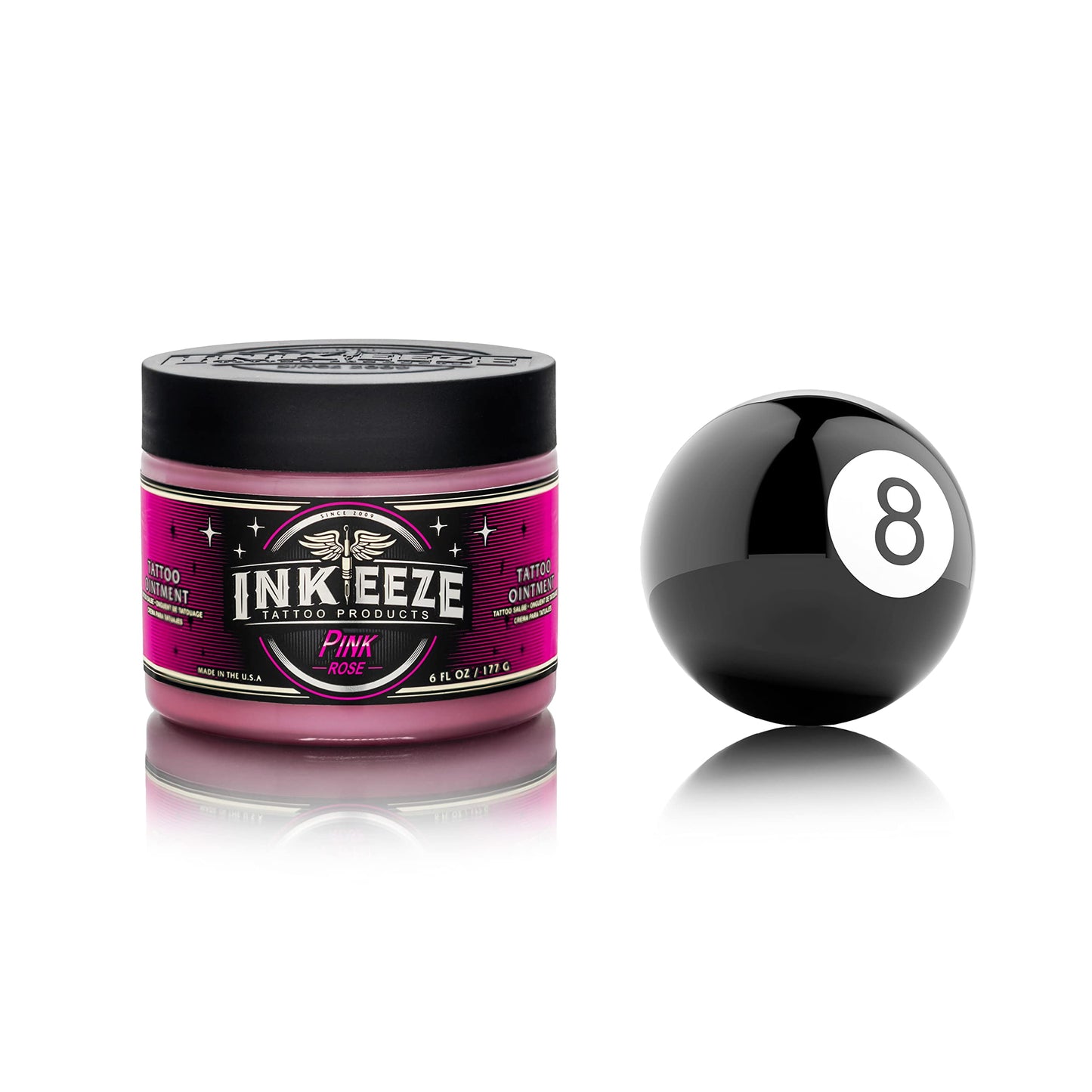 INK-EEZE Purple Tattoo Ointment Bundle 2-Pack, For Artists and Aftercare, Cruelty Free, Petroleum Free, Made in USA, 2-Pack 6oz Jars