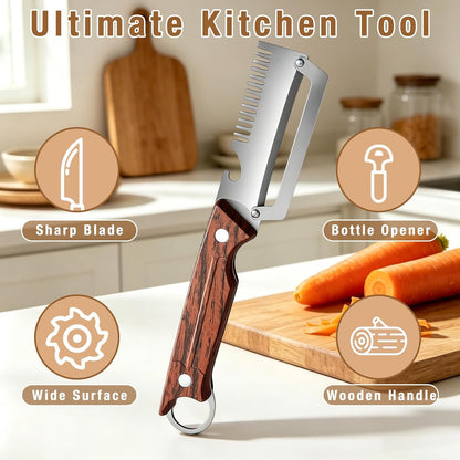 2 Pcs 3-in-1 Multifunctional Vegetable Peeler