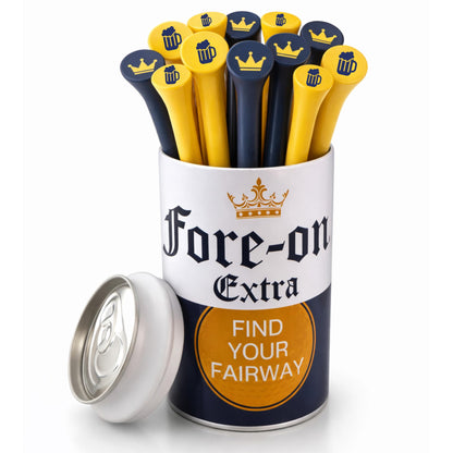 Funny Golf Tees | Novelty Box, 3.25" Wooden Tees | Iconic Packaging | Funny Golf Accessory for Golfers