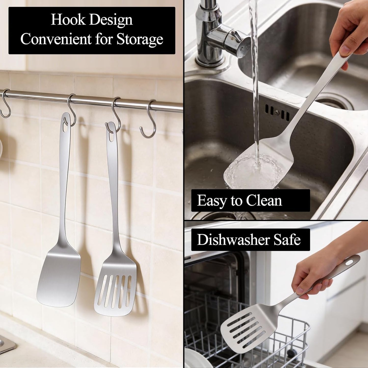 ChefBee 2PCS Metal Spatula Set: A Game-Changer for Your Kitchen