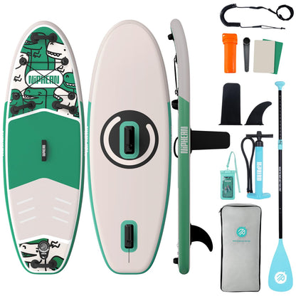 Niphean Inflatable Stand Up Paddle Board with SUP Accessories, Anti-Slip EVA Deck, 10’6’’ Inflatable Paddle Boards for Adults & Youth of All Skill Levels