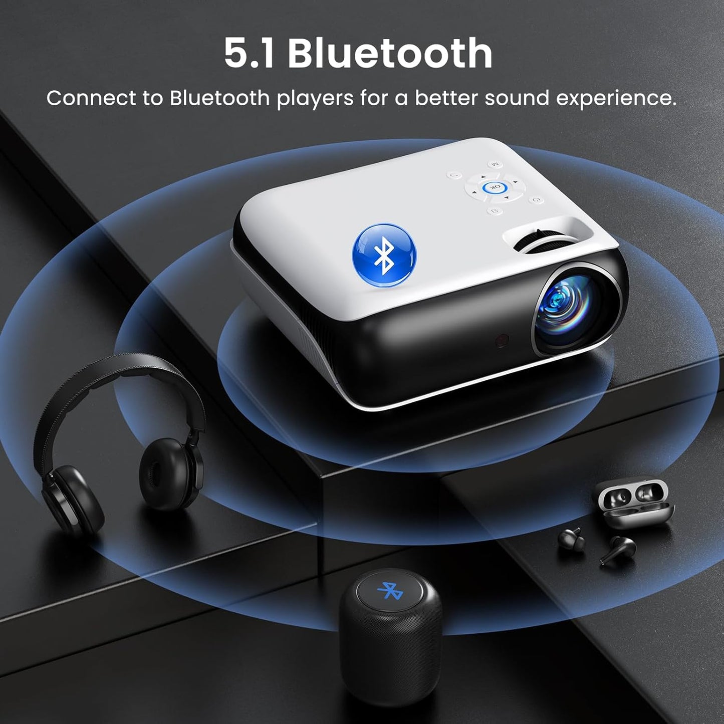 HAPPRUN Native 1080P Projector: A Compact Cinema Solution