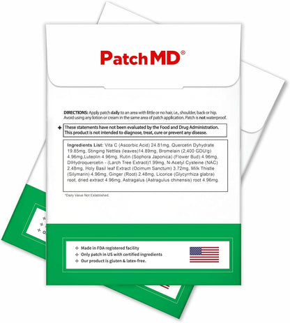 PatchMD - Allergy Plus Topical Patch, 30 Day Supply