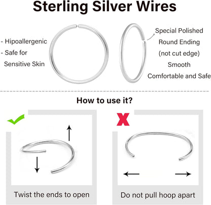 Thin Nose Rings Hoops for Women/Men: A Simple yet Elegant Addition