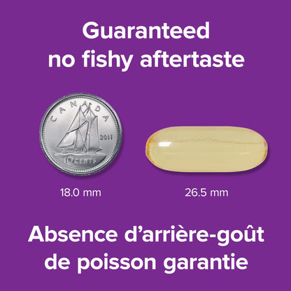 Webber Naturals Dreifach Stärke Omega-3, Vorteilspackung, 900 mg Bonus 120 Stück