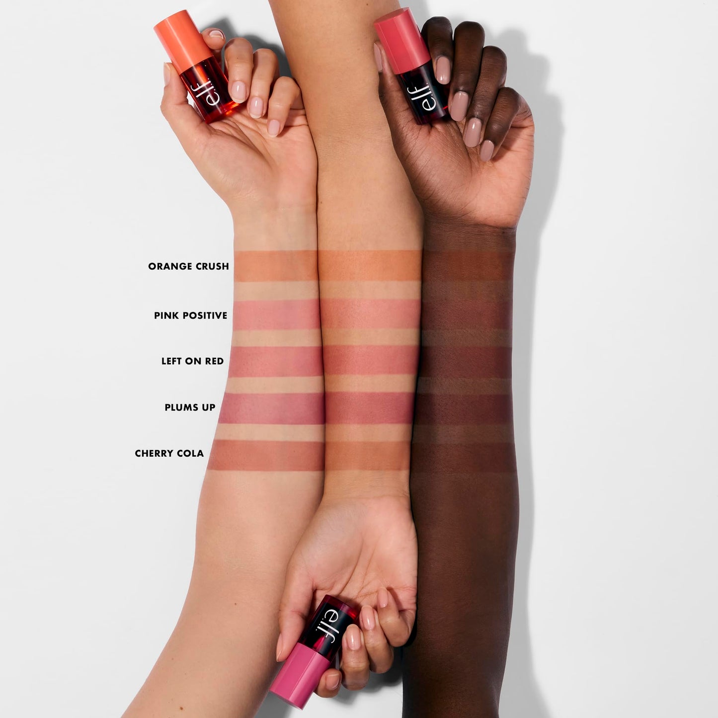 e.l.f. Sheer For It Blush Tint, vielseitig, langanhaltendes Lippen- & Wangen-Make-up, kreiert ein natürlich frisches Finish, vegan & tierversuchsfrei, Plums Up