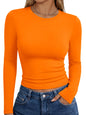 Trendy Queen Womens Long Sleeve T Shirts Fall Fashion Basic Y2K Tops 2026