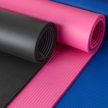 Amazon Basics Dicke Übungs-Yogamatte mit Tragegurt