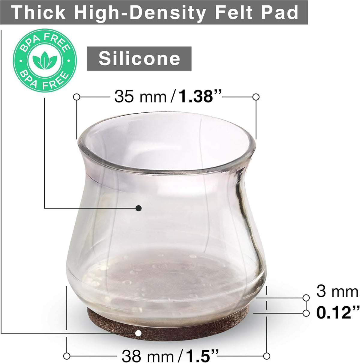 Felt Pads X-PROTECTOR - Giant 235 Pack Premium Furniture Pads. Huge Quantity Felt Furniture Pads Wood Floor Protectors for Furniture Feet – Best Hardwood Floor Protectors. Protect Your Wood Floors!