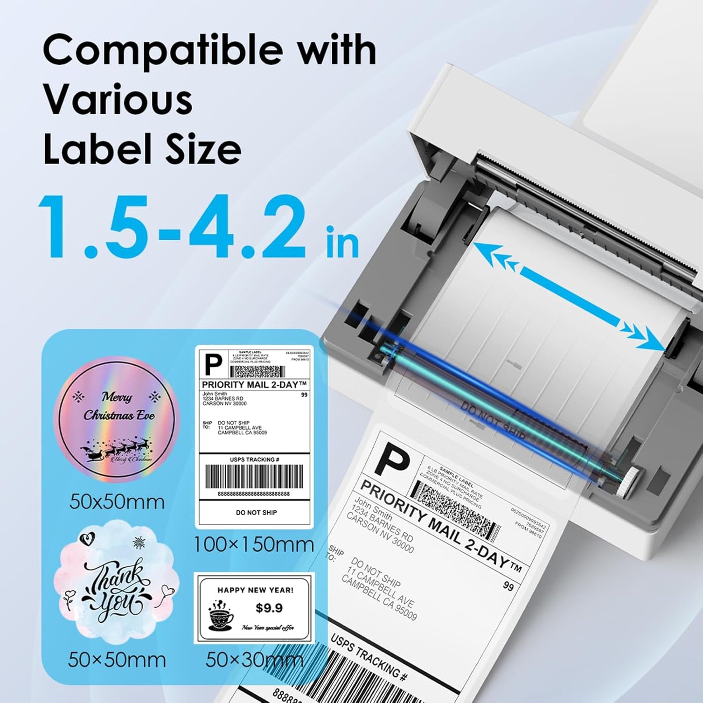 KNAON Bluetooth Thermal Shipping Label Printer Review