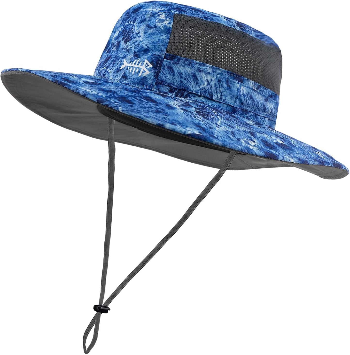 Camouflage bleu - Grande taille de tête
