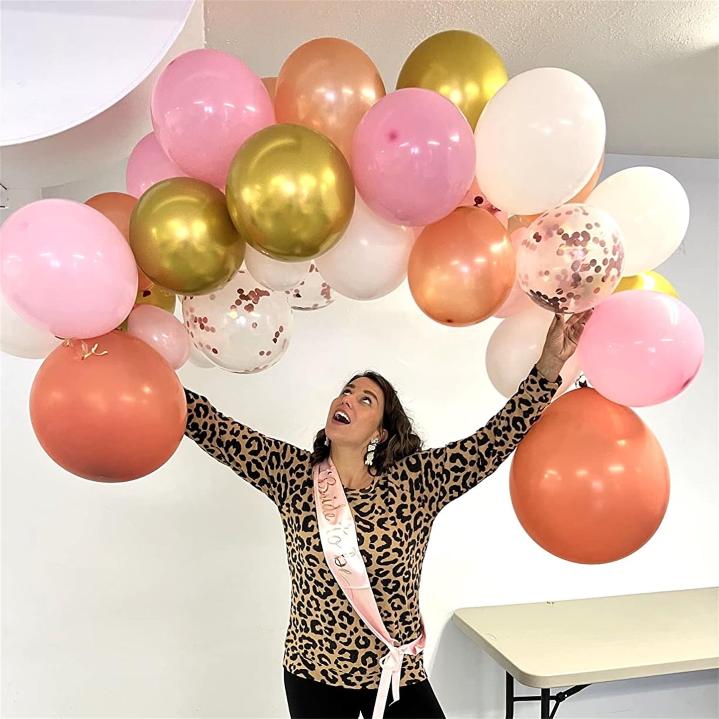 Pastellrosa und lilafarbene Ballons, 12-Zoll-Metallic-Lila-Flieder-Pink-Konfetti-Ballon-Set für Mädchen, Frauen, Kpop, Schmetterling-Geburtstag, Babyparty, Brautparty, Hochzeit, Prinzessin, Disco, Musikparty-Dekorationen