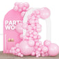 PartyWoo Light Pink Balloons 100 pcs Different Sizes of 36 18 12 10 5 Inch Pastel Baby Pale Pink Balloon Arch Kit Garland for Baby Shower Valentine's Day Princess Birthday Party Decorations Pink-Y48