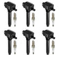 BDFHYK Ignition Coil Pack UF648 and Iridium Spark Plug 97390 Compatible with Jeep Grand Cherokee 2011-2015 Jeep Wrangler Dodge Charger Grand Caravan 2016 Chrysler 200 300 Jeep Coil Pack 3.6L Set of 6
