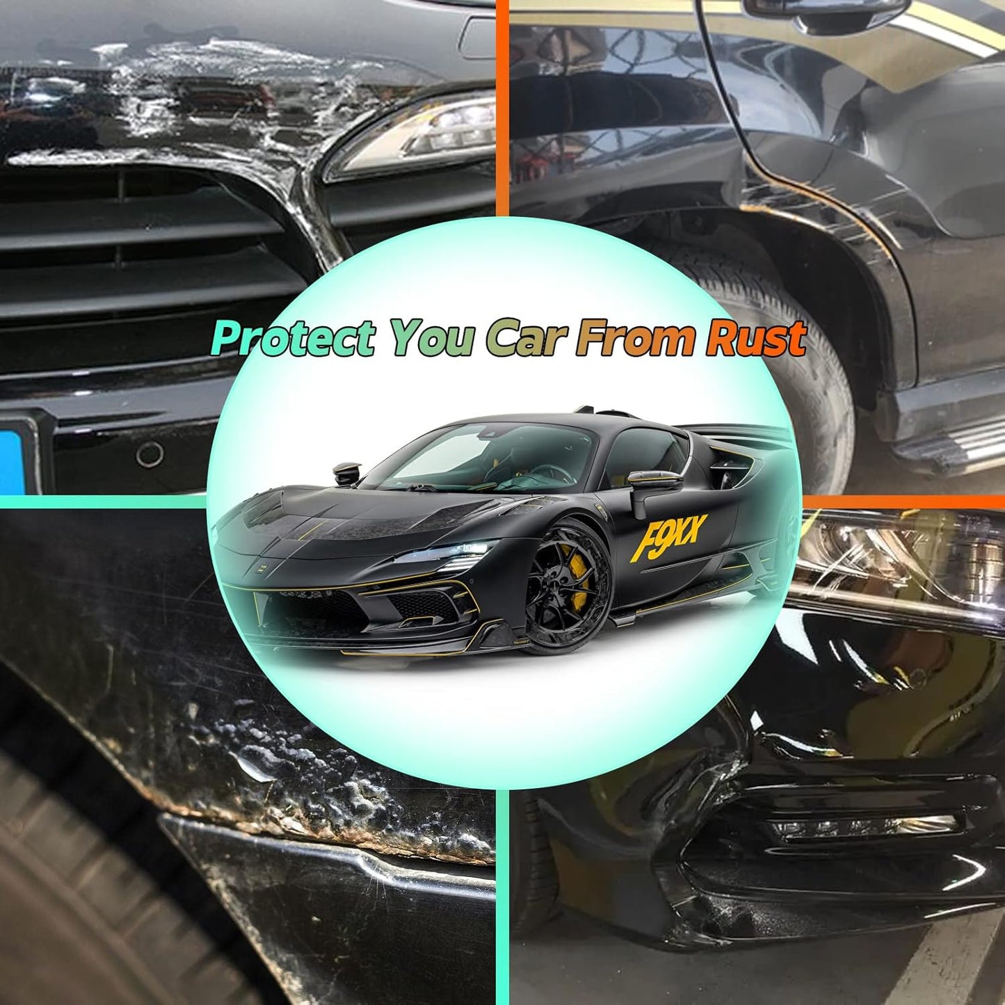 Lackstift für Autos, schnelle und einfache Autolack-Ausbesserung für Autokratzer, Zwei-in-Eins-Lackkratzerreparatur, Autokratzerentferner für tiefe Kratzer (Schwarz)