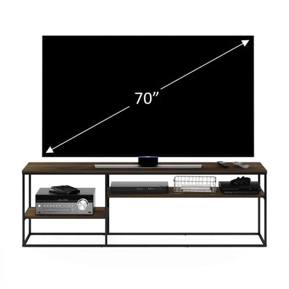 Furinno TOMI TV Stand, 5-Cube Entertainment Center with Open Shelf, Reversible TV Console, for Living Room, Bedroom, Home Office, Green