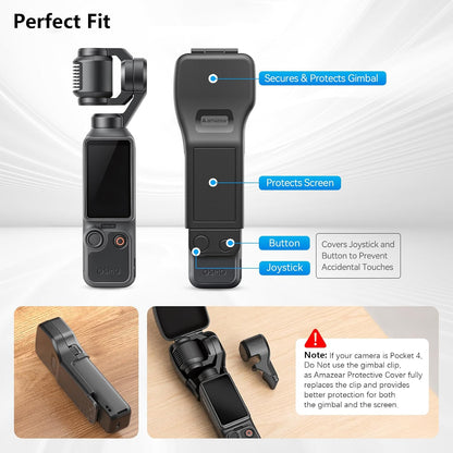 Protect Your DJI Osmo Pocket 4 with Style: AMAZEAR Gimbal Screen Protective Cover Review